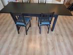 eettafel en stoelen, Ophalen, Gebruikt, 200 cm of meer, Vijf personen of meer