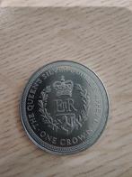 Isle of Man - 1 crown silver 1977, Ophalen of Verzenden, Losse munt, Zilver