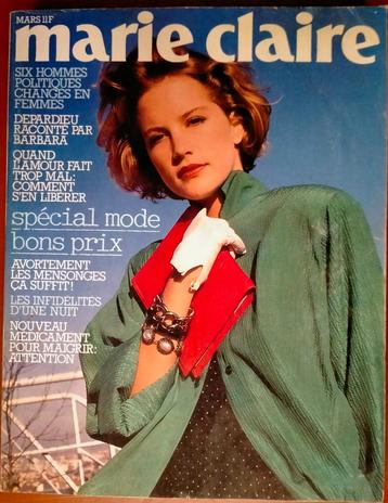 Marie Claire magazine - mars 1986 beschikbaar voor biedingen