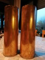 obussen , olielamp, mijnlamp, carbuurlamp, Antiek en Kunst, Ophalen, Koper