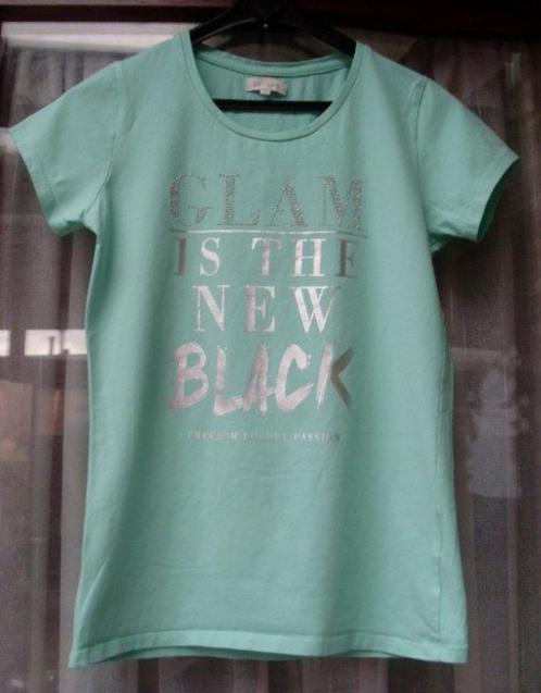 Licht groene t-shirt van Bel&Bo maat M, Kleding | Dames, T-shirts, Zo goed als nieuw, Maat 38/40 (M), Groen, Korte mouw, Ophalen of Verzenden
