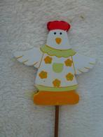 décoration de Pâques poulet sur un bâton en bois, Enlèvement ou Envoi, Neuf