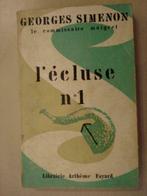 20. Georges Simenon Maigret L'Écluse n1 1964 Arthème Fayard, Adaptation télévisée, Utilisé, Georges Simenon, Envoi