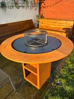 Plancha ofyr met houten ring, Ophalen of Verzenden, Zo goed als nieuw