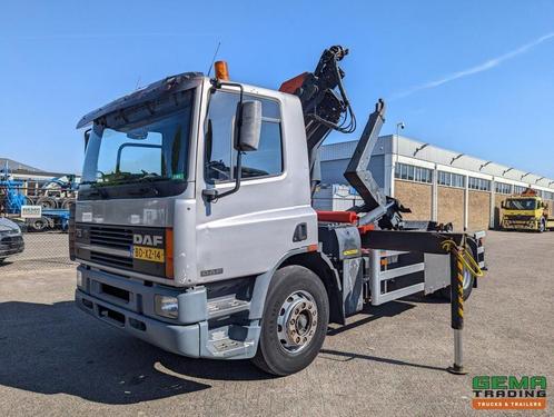 DAF 75.240 4x2 Dagcab Euro1 - Haakarm 14T + Palfinger PK1100, Auto's, Vrachtwagens, DAF, Diesel, Handgeschakeld