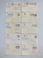 Briefkaarten gele gelopen 10 stuks, Verzenden, Briefkaart