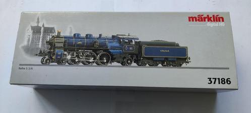 Märklin 37186 loc met tender, Hobby en Vrije tijd, Modeltreinen | H0, Zo goed als nieuw, Locomotief, Wisselstroom, Märklin, Ophalen of Verzenden