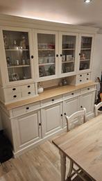 Vaisselier + table + 6 chaîses, Huis en Inrichting, Kasten | Buffetkasten, Ophalen, Gebruikt, Eikenhout