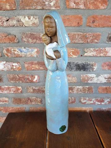Beeldje Maria met kind KERAMIEK/TERRACOTTA, Enlèvement