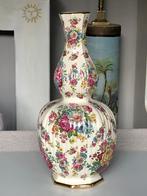 Vaas Boch Frères Keralux Fleurs de Saxe, Antiek en Kunst, Ophalen