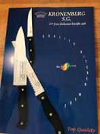 Set de couteaux dans un étui Kronenberg SG, Comme neuf, Enlèvement