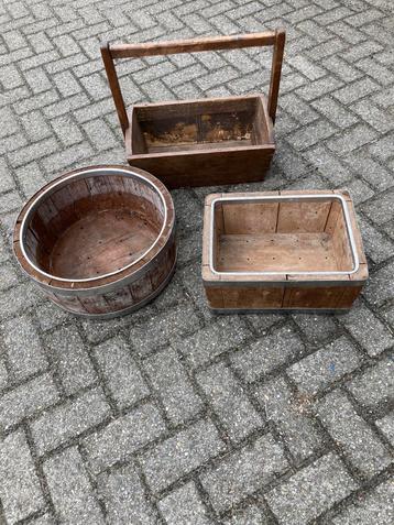 Mooie oude houten kaasstolpen ,nu 25 euro per stuk beschikbaar voor biedingen