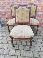 stoelen op wieltjes, Antiek en Kunst, Antiek | Meubels | Stoelen en Sofa's, Ophalen