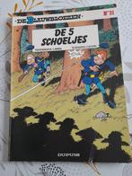De Blauwbloezen nr 21 "De 5 Schoeljes"eerste druk 1984, Enlèvement ou Envoi, Utilisé