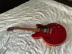 Epiphone Dot Cherry gitaar met halve koffer, Ophalen of Verzenden, Zo goed als nieuw, Epiphone