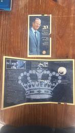 FDC 20 ans fondation roi Baudouin 1976/1996, Timbres & Monnaies, Enlèvement ou Envoi, Argent, Série, Argent