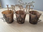 Lot de 3 petits bougeoirs, Huis en Inrichting, Ophalen
