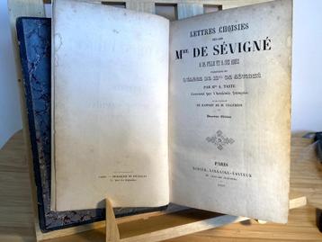 Zeer oud boek Madame de Sévigné - 1843 (182 jaar oud!) beschikbaar voor biedingen