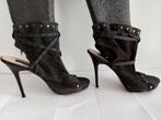 10C* Jimmy CHOO sexy leren zwarte sandalen (40), Kleding | Dames, Schoenen, Pumps, Verzenden, Zwart, Jimmy Choo