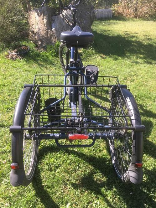 Tricycle électrique PFAUTEC + porte-tricycle adapté, Fietsen en Brommers, Fietsen | Driewielfietsen, Zo goed als nieuw, Ophalen