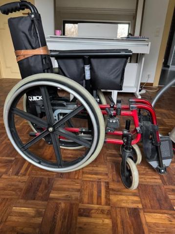 Chaise roulante avec repose-pieds, Divers, Enlèvement, Utilisé, Fauteuil roulant à pousser