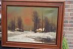 winterlandschap rik mulders, Antiek en Kunst, Ophalen