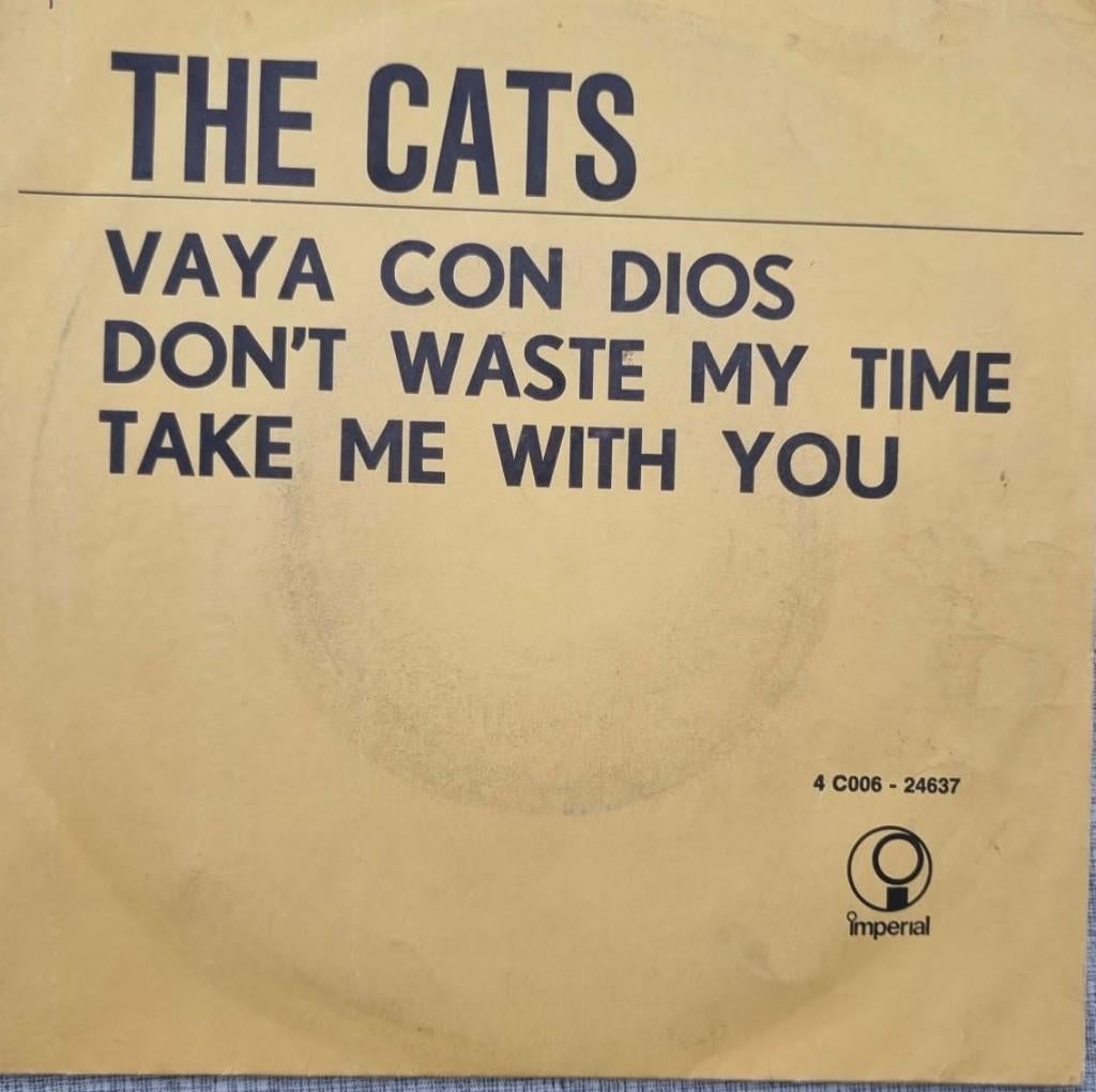 The Cats  "Vaya con dios", Cd's en Dvd's, Vinyl Singles, Ophalen of Verzenden, Zo goed als nieuw, Overige genres, Single