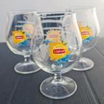 6 glazen lipton ice - tea, Ophalen of Verzenden, Zo goed als nieuw