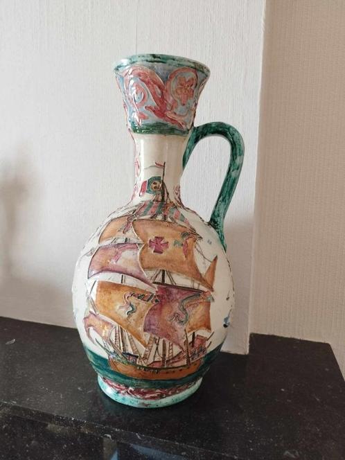 Vase ancien signé RIGO, Antiquités & Art, Antiquités | Porcelaine, Enlèvement ou Envoi