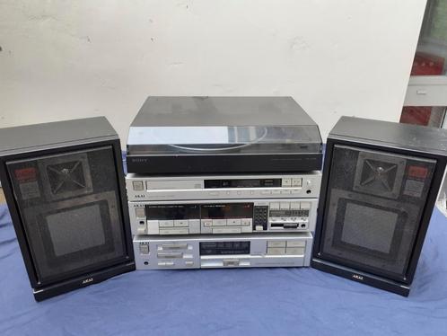 Stereo keten AKAI + SONY, Audio, Tv en Foto, Stereoketens, Zo goed als nieuw, Cassettedeck, Cd-speler, Speakers, Sony, Losse componenten