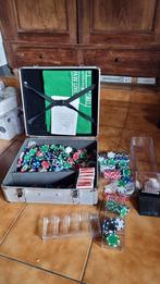 Pokerset met tabletop 5 decks shuffler en meet, Ophalen, Zo goed als nieuw
