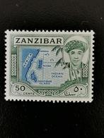 Zanzibar 1961 - carte, Timbres & Monnaies, Timbres | Afrique, Enlèvement ou Envoi, Non oblitéré