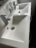 Meuble Salle de Bain complet 120cm double vasque Miroir LED, Maison & Meubles, Salle de bain | Meubles de Salle de bain, 100 à 150 cm