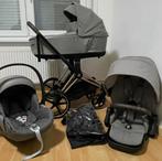 Cybex Priam 4 Mirage Grey - Rose Gold Compleet, Ophalen, Zo goed als nieuw, Regenhoes