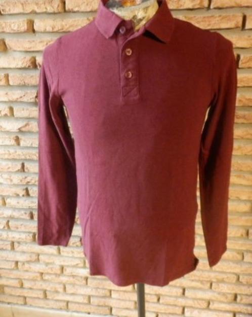 (11) - polo homme t.M bordeaux - in extenso -, Kleding | Heren, T-shirts, Zo goed als nieuw, Maat 48/50 (M), Rood, Ophalen of Verzenden
