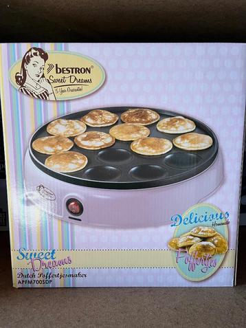 Bestron poffertjesmaker in retro-design NIEUW beschikbaar voor biedingen