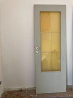 glazen oude binnendeur, Ophalen, Gebruikt, Minder dan 80 cm, Binnendeur