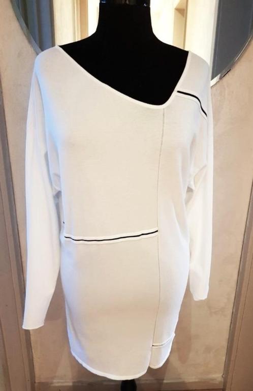 Nieuwe korte jurk of lange trui van Sarah Pacini, Kleding | Dames, Jurken, Nieuw, Wit, Boven de knie, Ophalen of Verzenden