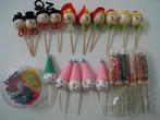 Vintage collectie taartprikkers, parasols, taartversiering, Enlèvement