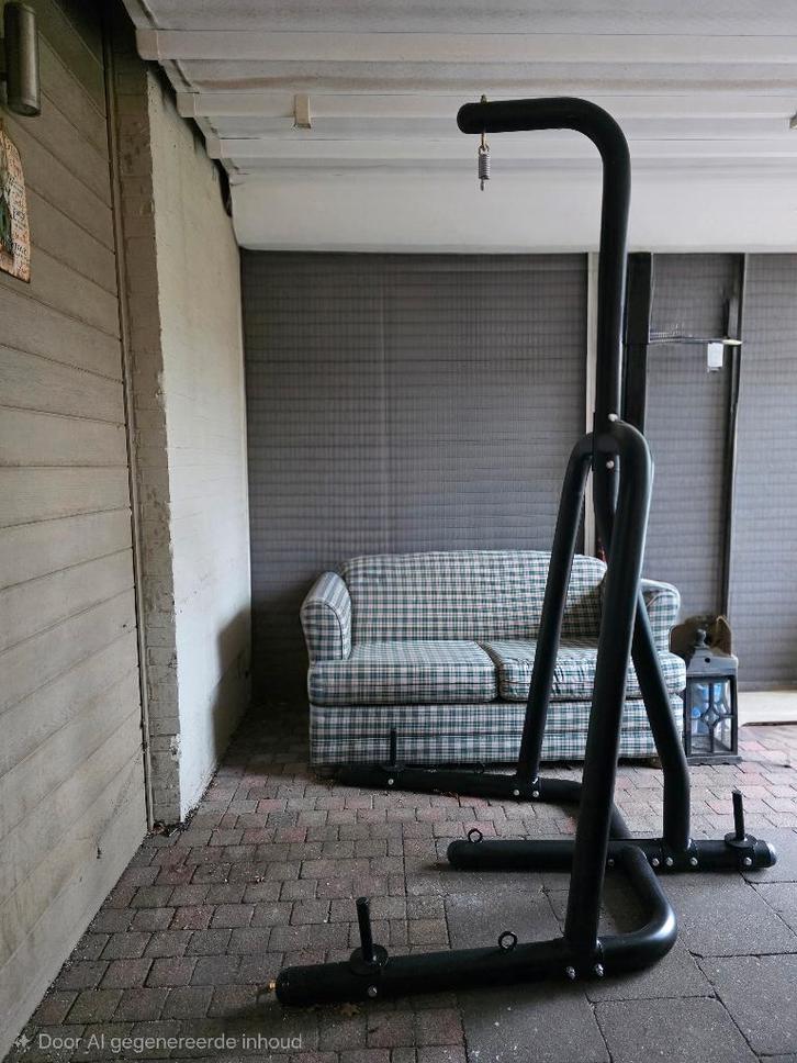 boksstaander met speedbalplatform, speedbal en bokszak, Sport en Fitness, Boksen, Zo goed als nieuw, Bokszak, Ophalen