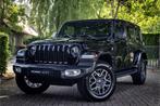Jeep Wrangler Unlimited 4xe 380 Sahara Sky One Softtop Cabri, Automaat, Cabriolet, Zwart, Hybride Elektrisch/Benzine