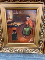 Schilderij, Antiek en Kunst, Kunst | Schilderijen | Klassiek, Ophalen of Verzenden