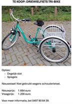 Driewielfiets Tri Bike groen, Fietsen en Brommers, (Extra) lage instap, Nieuw, 50 tot 53 cm, Ophalen