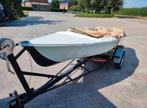 Open motorboot met stalen trailer, Watersport en Boten, Motorboten en Motorjachten, Ophalen, Zo goed als nieuw, Tot 6 meter, Buitenboordmotor