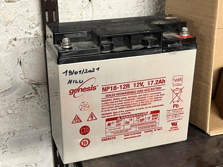 Batterie Genesis NP18-12R 12V 17.2Ah, Auto-onderdelen, Accu's en Toebehoren, Ophalen