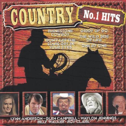 CD - Country No.1 Hits - GLEN CAMPBELL / LYNN ANDERSON e.a, Cd's en Dvd's, Cd's | Country en Western, Ophalen of Verzenden