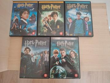 Harry Potter DVD's - eerste 5 van de reeks beschikbaar voor biedingen