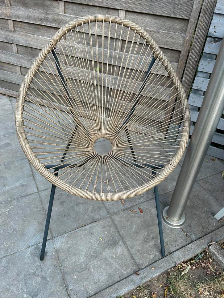 Draadtuinstoel, Tuin en Terras, Tuinstoelen, Zo goed als nieuw, Kunststof, Ophalen