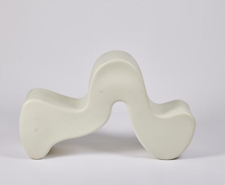 Design stoel van Verner Panton, Huis en Inrichting, Stoelen, Gebruikt, Eén, Kunststof, Wit, Ophalen