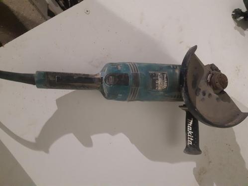 makita haakse slijper, Doe-het-zelf en Bouw, Gereedschap | Slijpmachines, Gebruikt, Haakse handslijpmachine, 1000 watt of meer